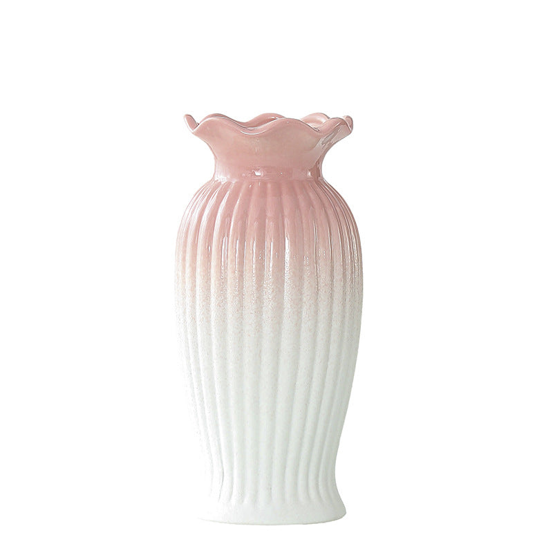 Elegant Floral Design Ceramic Vase Kalsten