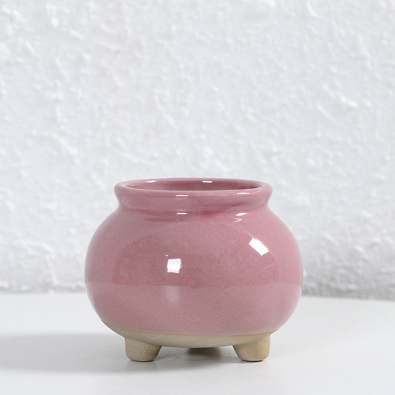 Contemporary Curved Ceramic Vase Kalsten