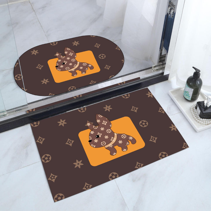 Playful Pet-Themed Area Mat