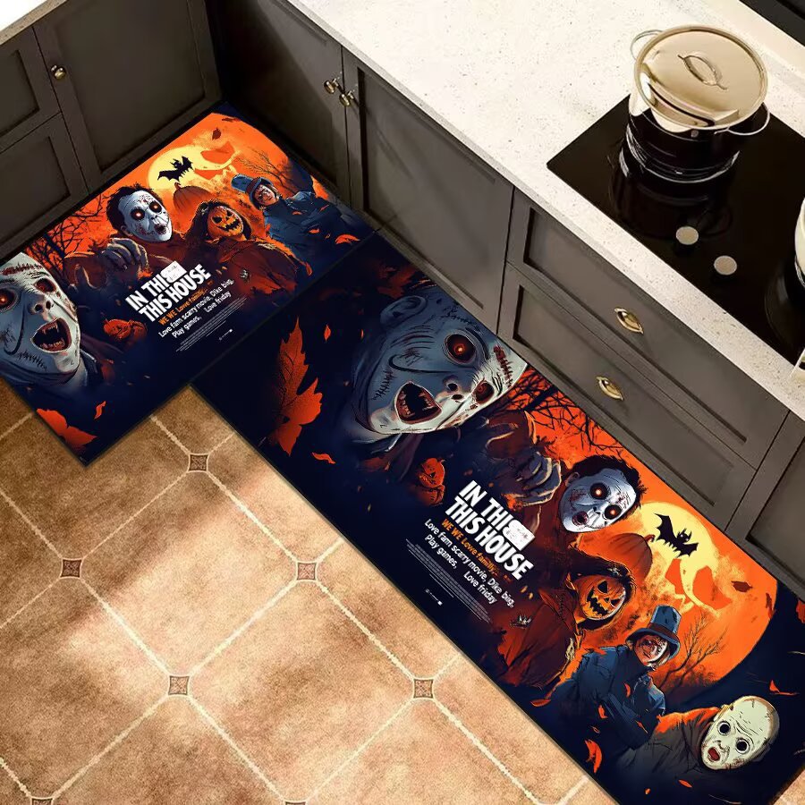 Halloween Themed Kitchen Comfort Mat