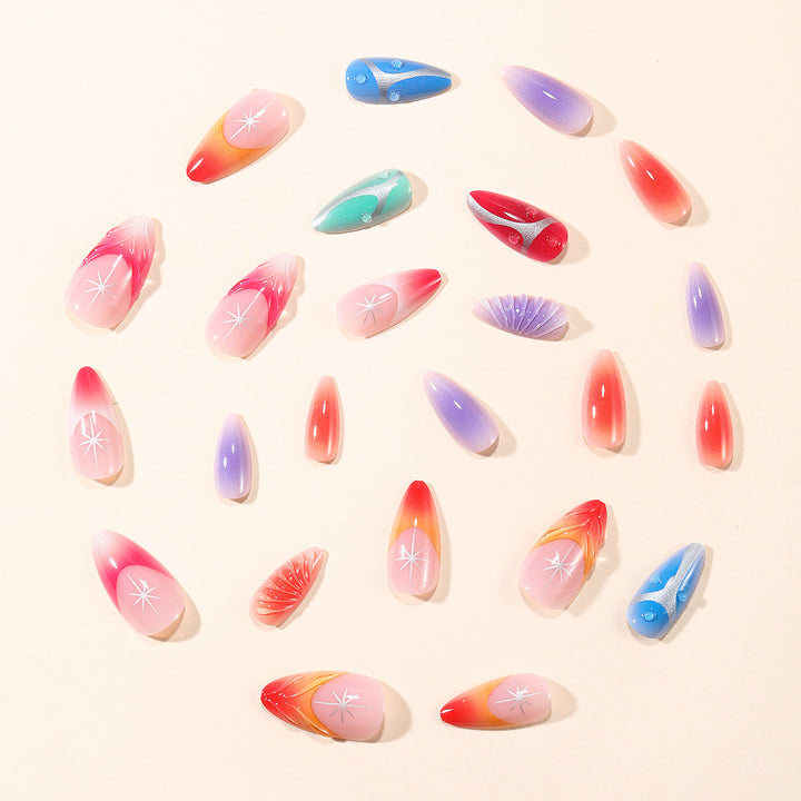 Artistic 3D Acrylic Nail Enhancements Kalsten