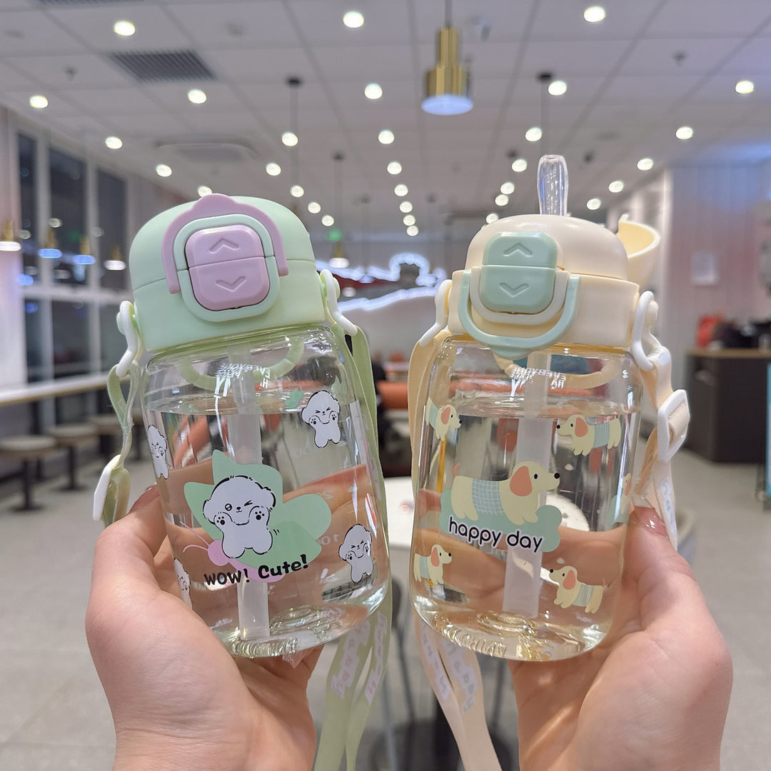 Women's creative drinking bottle with ergonomic lid Kalsten