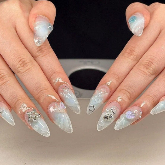 Artistic Decorative Acrylic Nail Enhancements Kalsten
