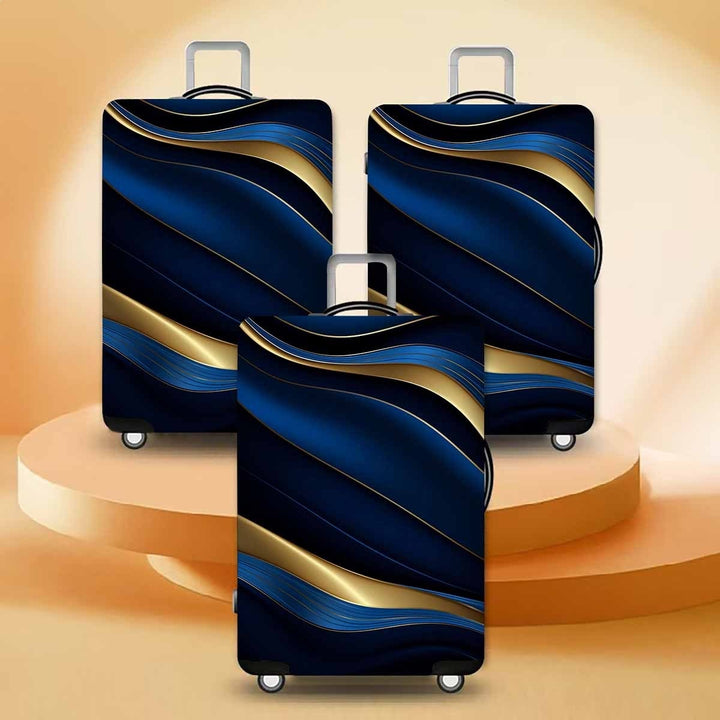 Hard Shell Rolling Luggage with Elegant Wave Design Kalsten
