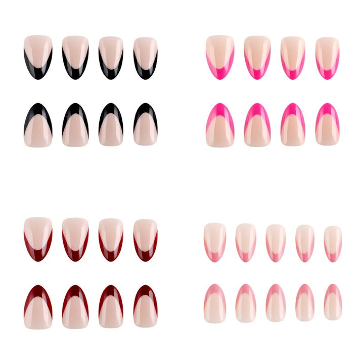 Elegant French Tip Press-On Nail Set Kalsten