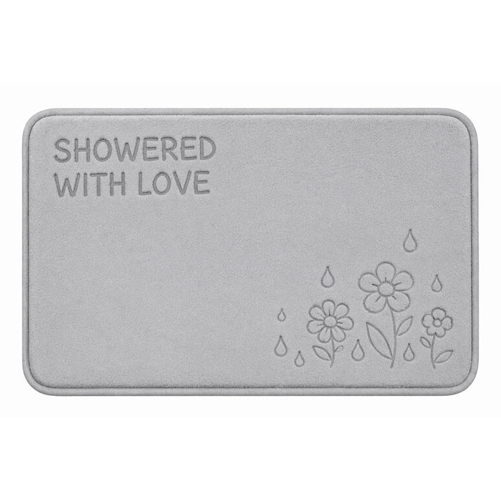Decorative Bath Mat with Fun Bubble Theme
