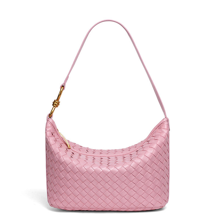 Stylish Woven Leather Handbag Kalsten