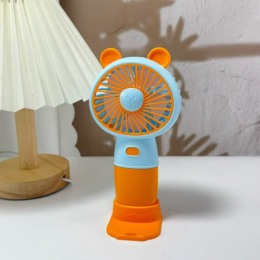 Ladies Portable Hand Fan with Animal Ears Kalsten