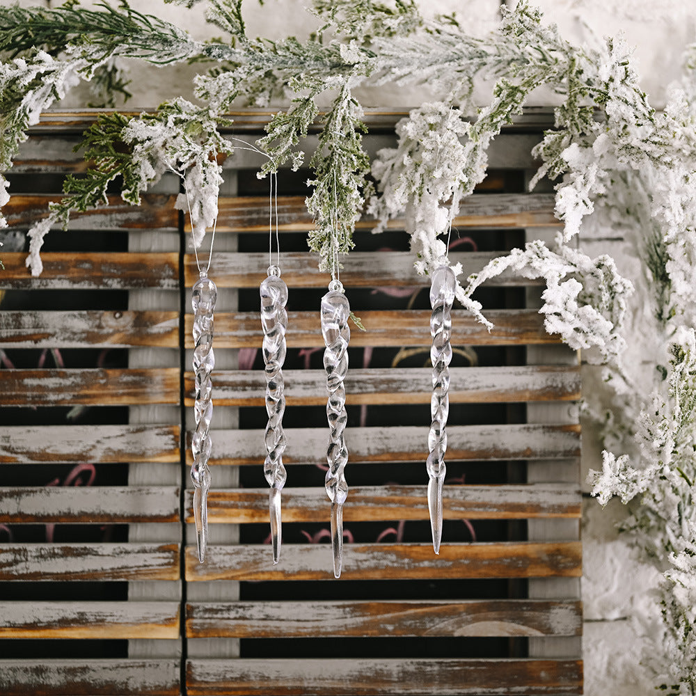 Christmas Tree Icicle Ornaments