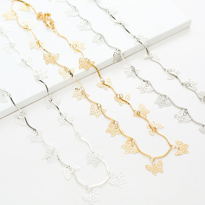 Butterfly Design Choker Necklace Kalsten
