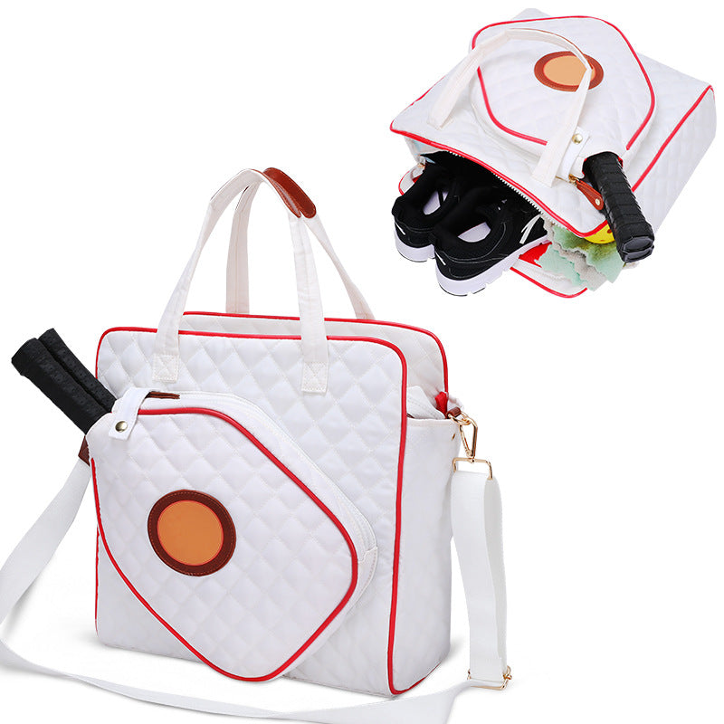 Quilted Tennis Equipment Tote Bag Kalsten