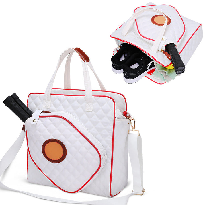 Quilted Tennis Equipment Tote Bag Kalsten