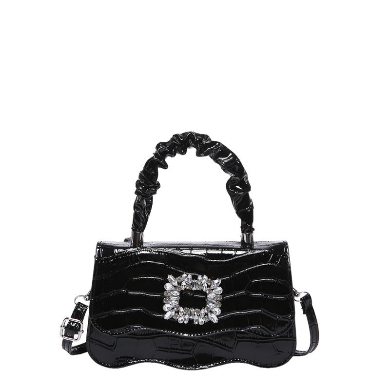 Glamorous Crocodile Texture Evening Handbag Kalsten