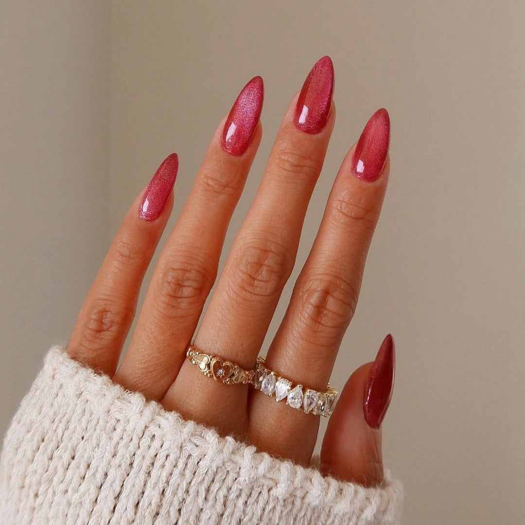 Glossy Gel Press-On Nail Set Kalsten