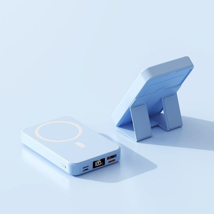 Portable Magsafe Powerbank with Integrated Stand and Digital Display Kalsten