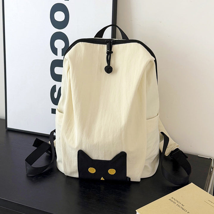 Playful Cat-Themed Casual Backpack Kalsten