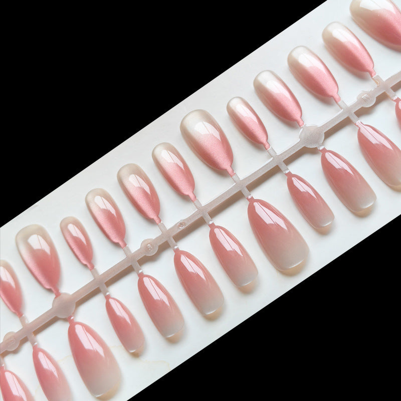 Elegant Artificial Fingernails In Gentle Ombre Look Kalsten