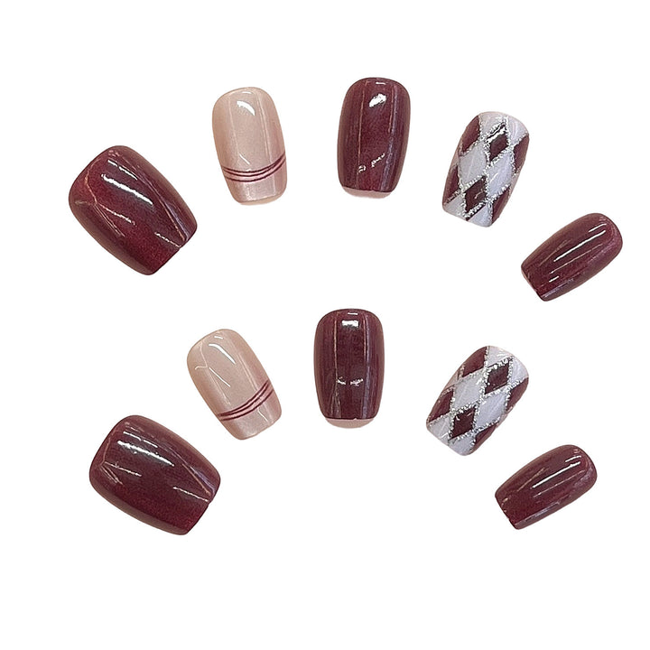 Artistic Press-On Nail Set Kalsten