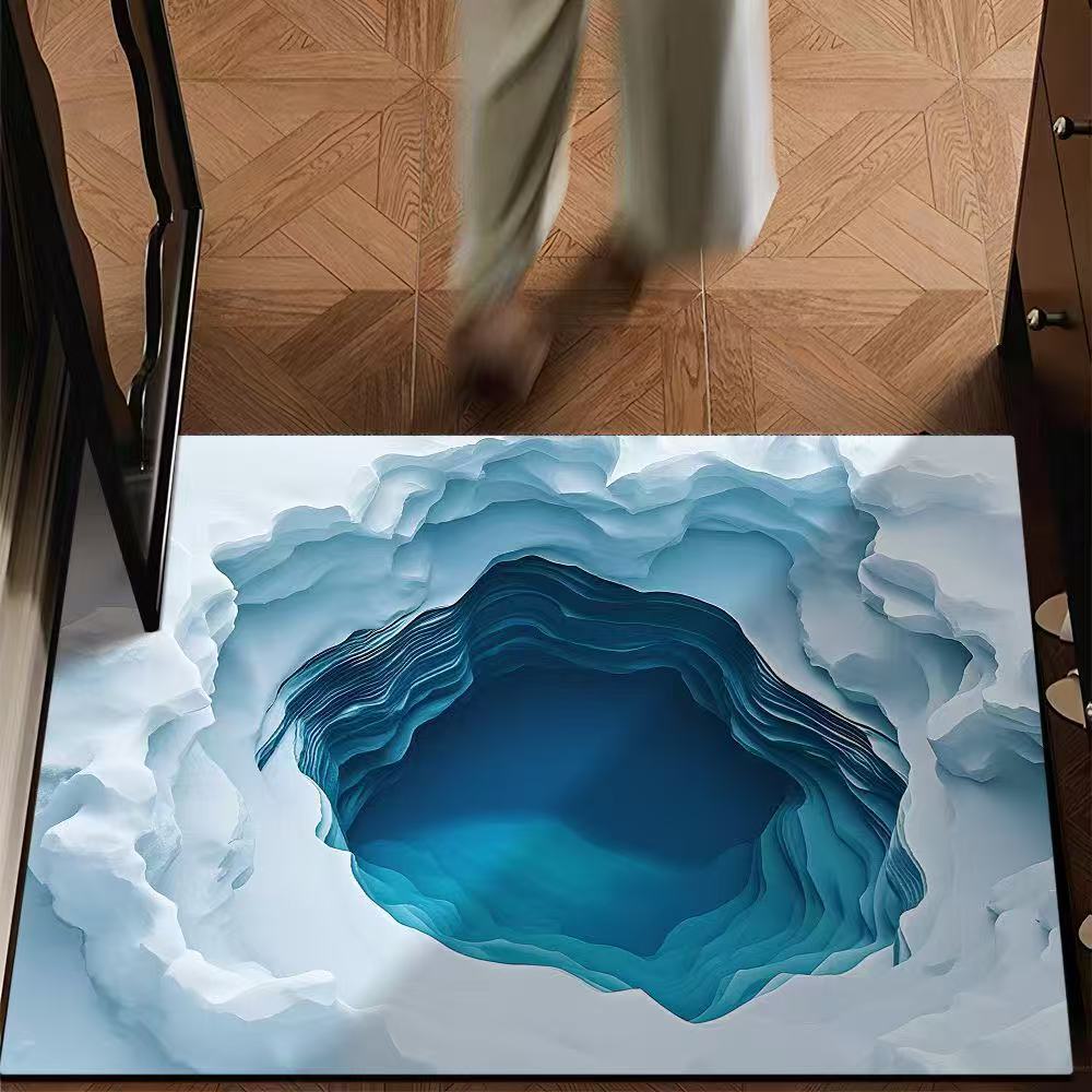 Artistic 3D Optical Illusion Area Rug
