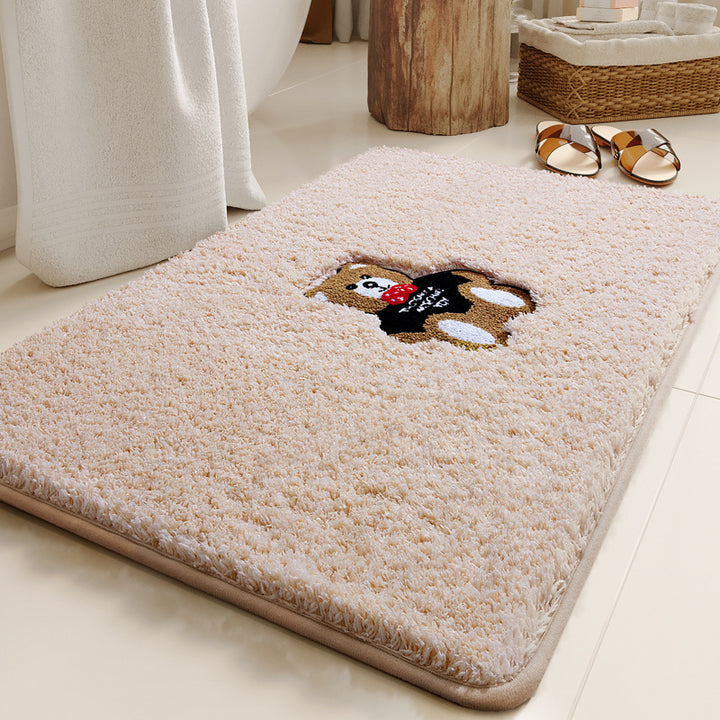 Cute Cartoon Bear Bath Mat Kalsten