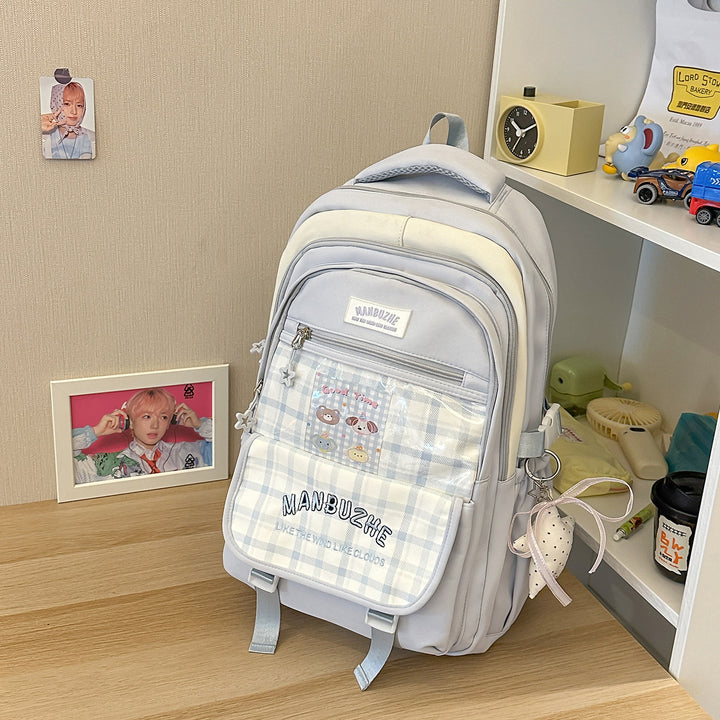 Casual Multi-Pocket Laptop School Backpack
