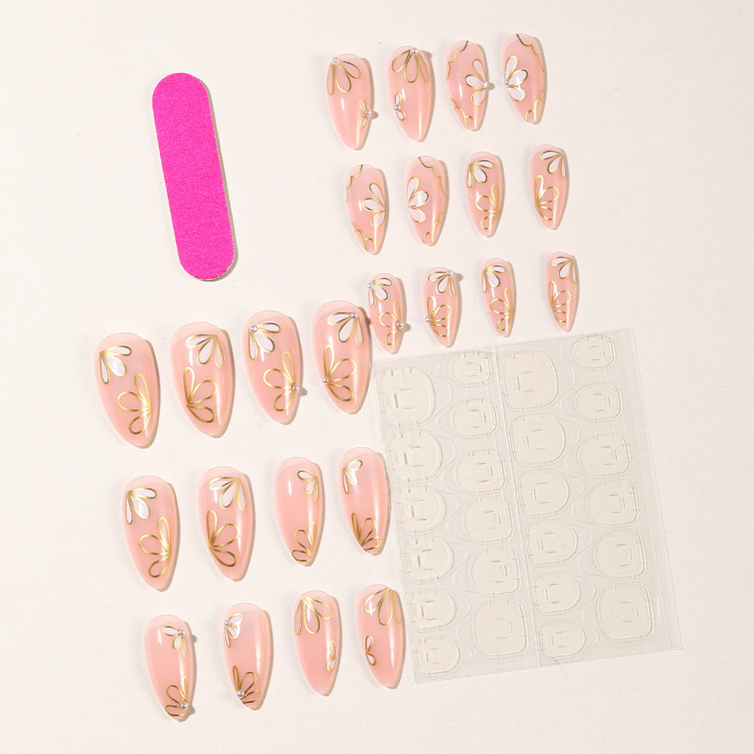 Floral-Inspired 3D Nail Art Extensions Kalsten