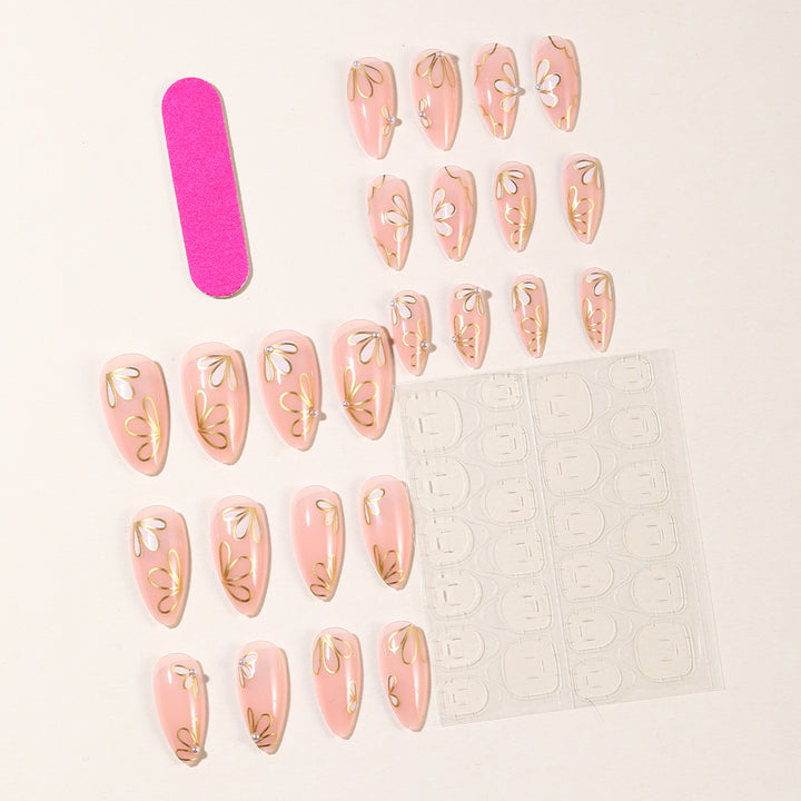Floral-Inspired 3D Nail Art Extensions Kalsten