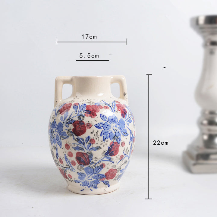 Floral Ceramic Flower Pot Kalsten