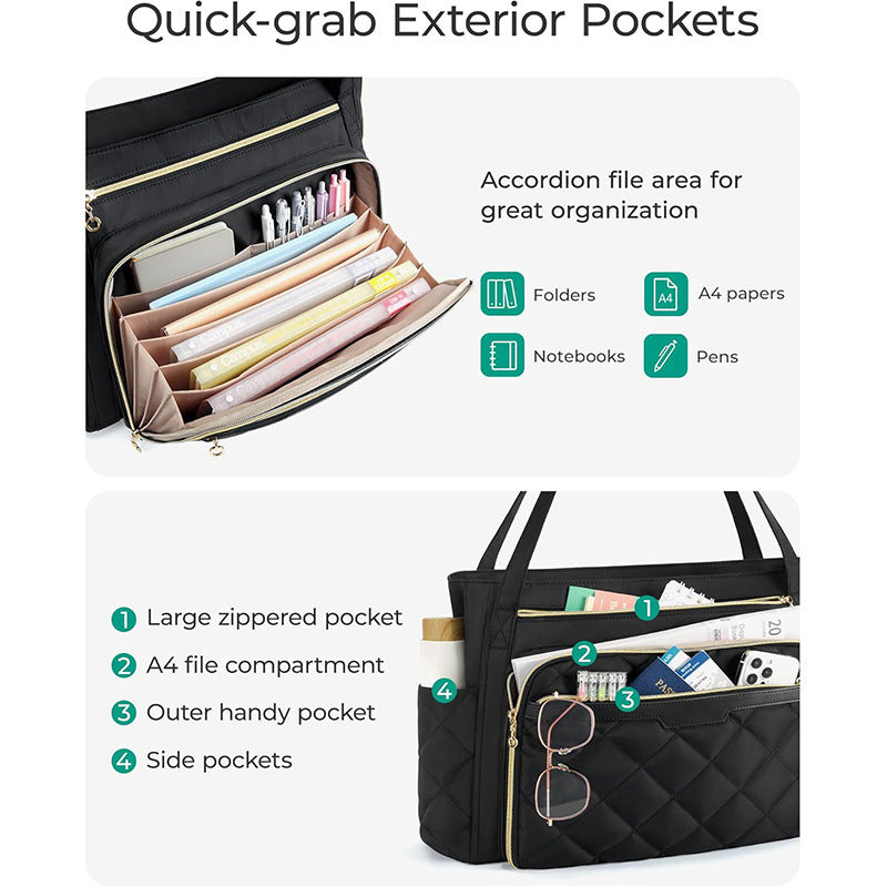 Multifunctional and Elegant Organizer Handbag Kalsten