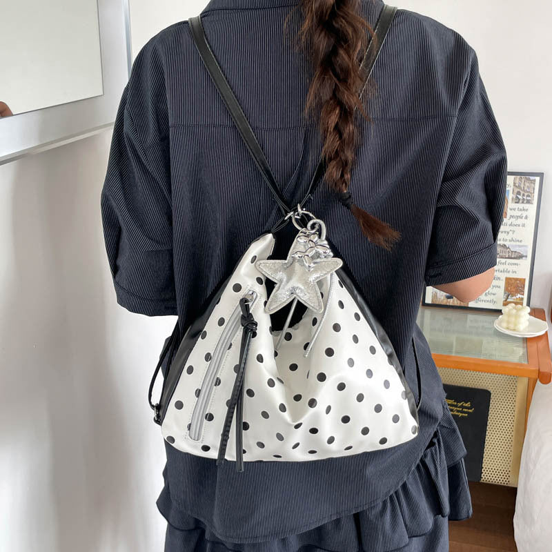 Stylish Polka Dot Tote Bag