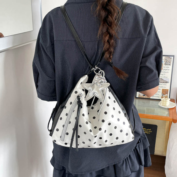 Stylish Polka Dot Tote Bag