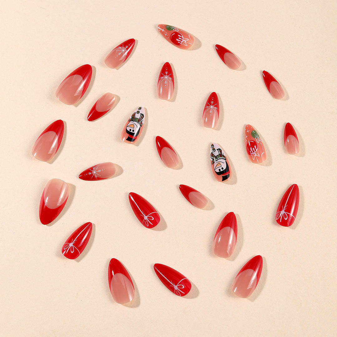 Festive Holiday-Themed Nail Art Extensions Kalsten