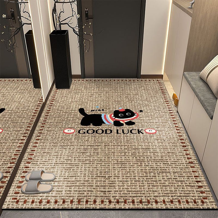 Playful Cat-Themed Mat