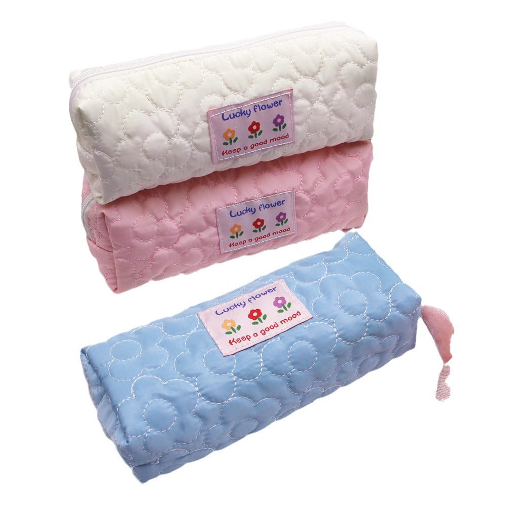 Quilted Cosmetic Pencil Case Kalsten