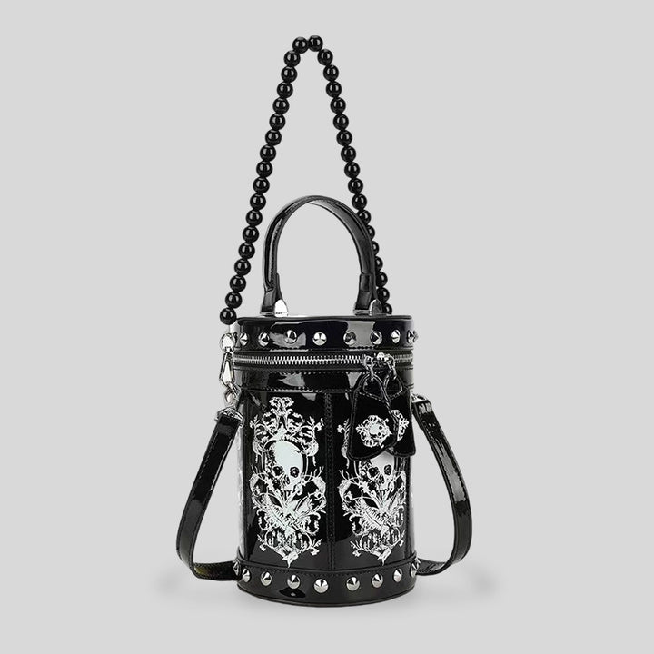 Statement Skull Print Handbag