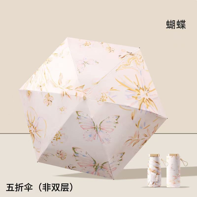 Women's compact UV protection umbrella with state-of-the-art folding mechanism Kalsten