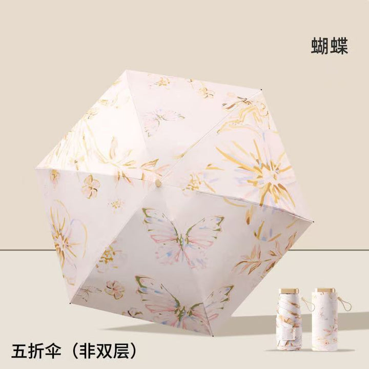 Women's compact UV protection umbrella with state-of-the-art folding mechanism Kalsten