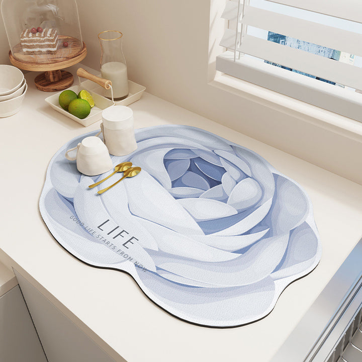 Cute Cloud Shaped Kitchen Counter Mat Kalsten