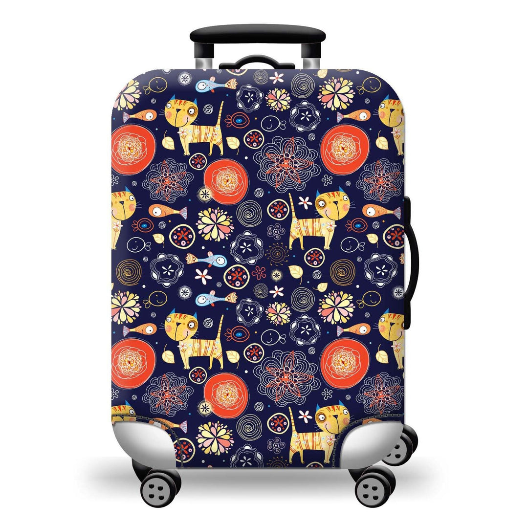 Hard Shell Luggage with Earth Design Kalsten