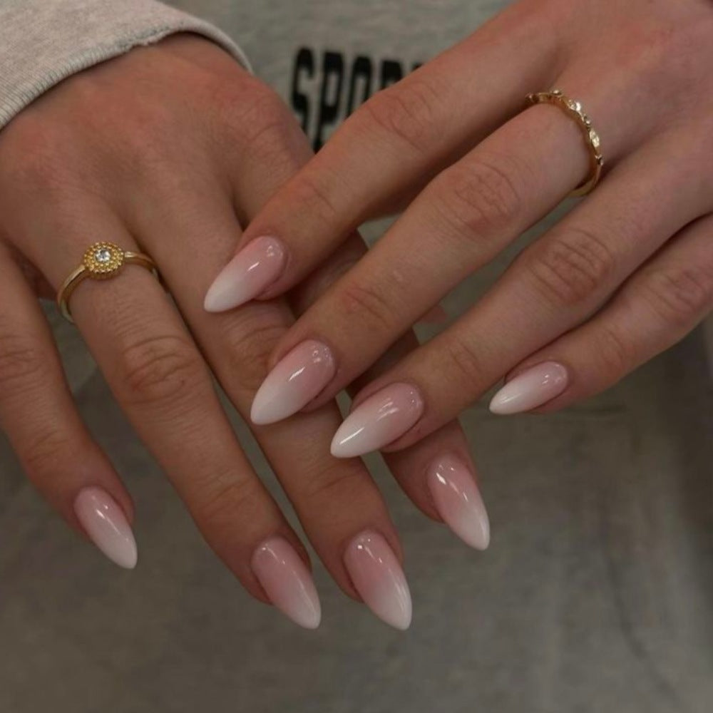 Floral Design Stiletto Press-On Nails