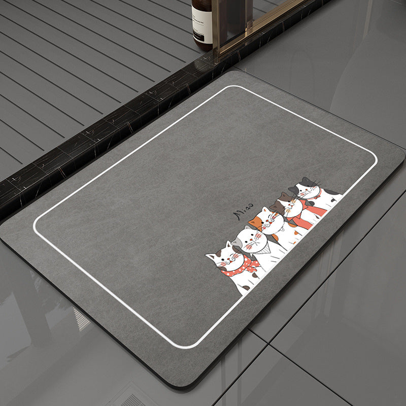 Cat-Themed Decorative Entry Mat Kalsten