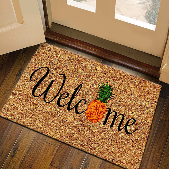 Personalized Holiday Welcome Mat Kalsten
