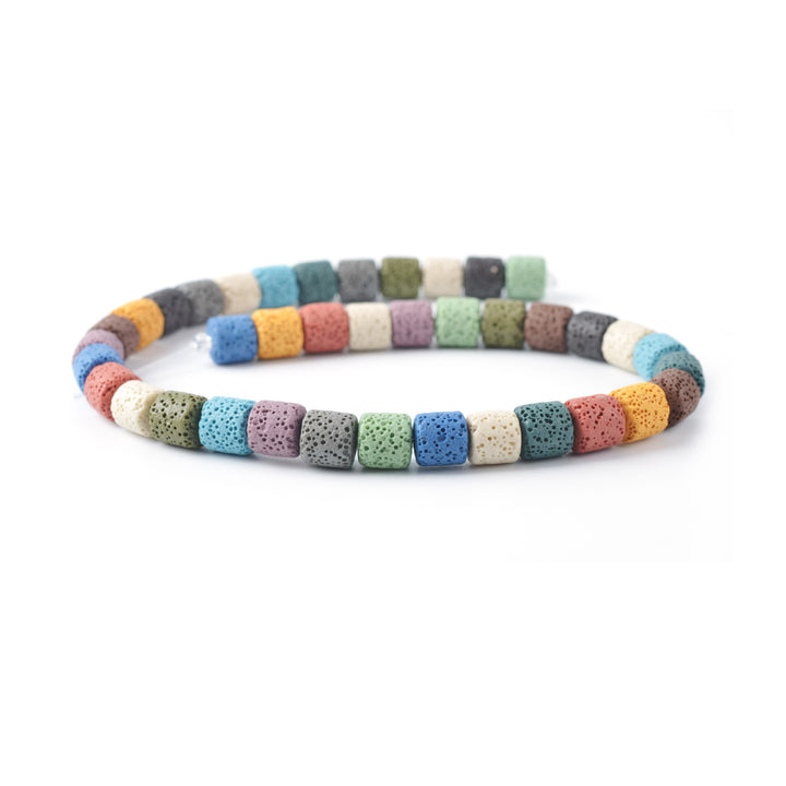 Natural Lava Stone Bead Necklace Kalsten