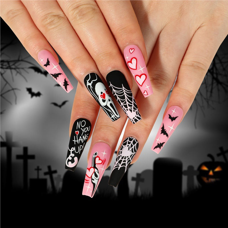 Thematic Halloween Press-On Nail Set Kalsten