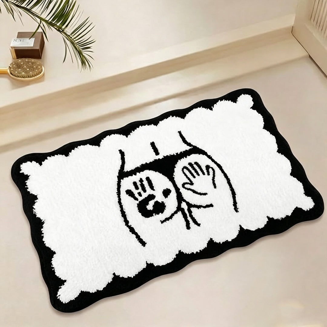 Soft Textured Bathroom Rug