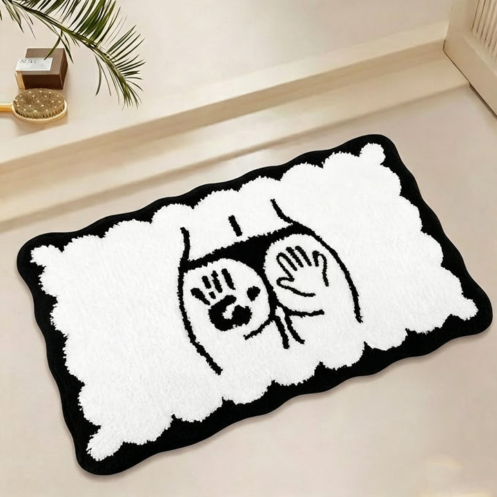 Soft Textured Bathroom Rug