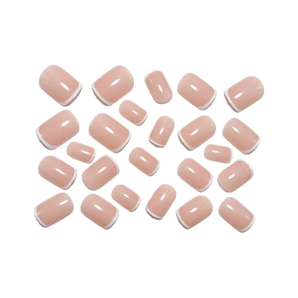 Acrylic Nails with Elegant French Tip Kalsten