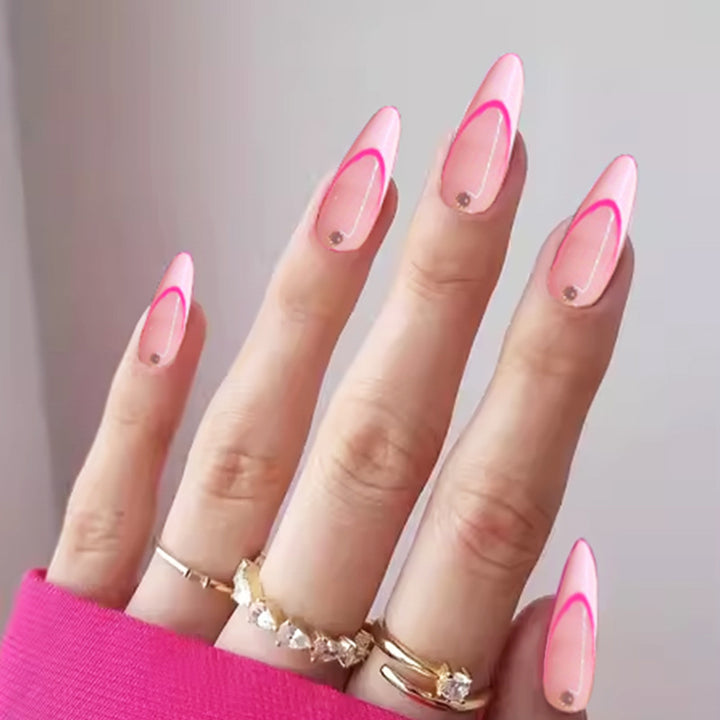 Artistic Stiletto Nail Art Extensions Kalsten