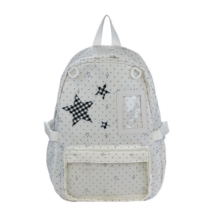 Fun and Stylish Star-Embellished Backpack Kalsten