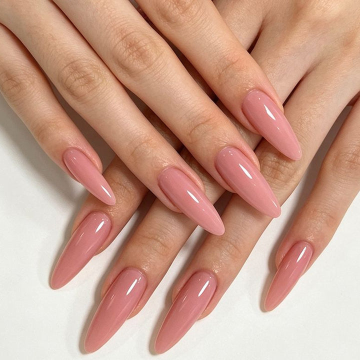 Elegant Almond-Shaped Nail Enhancements Kalsten 1789915565